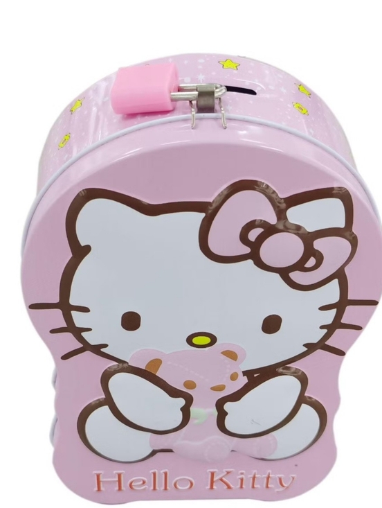 Other - Hello Kitty Pink Coin Bank with Lock